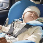 how to keep baby awake in car